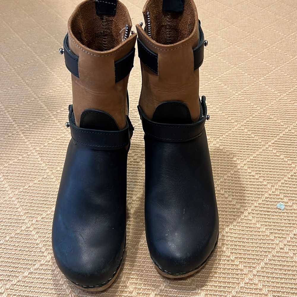 Loeffler Randall Sven ankle clog boot sz 38